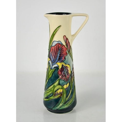 8 - A Moorcroft vase in the Iris design, by Rachel Bishop, Moorcroft Collectors Club 1998, signed M.C.C.... 