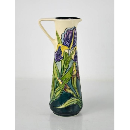 8 - A Moorcroft vase in the Iris design, by Rachel Bishop, Moorcroft Collectors Club 1998, signed M.C.C.... 