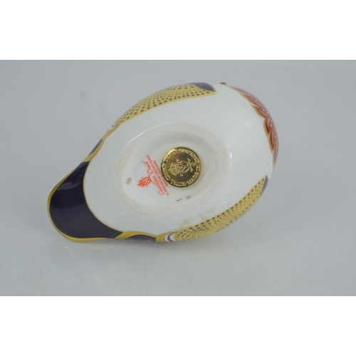 33 - A Royal Crown Derby Carolina Duck with gold stopper