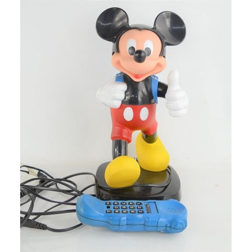 488 - A vintage Tyco Mickey Mouse telephone