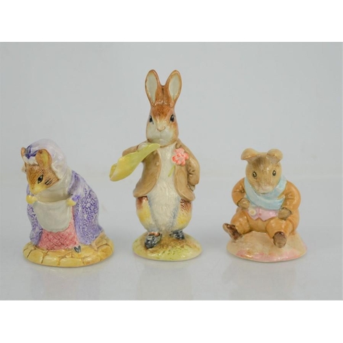 61 - Three Royal Albert Beatrix Potter figures 