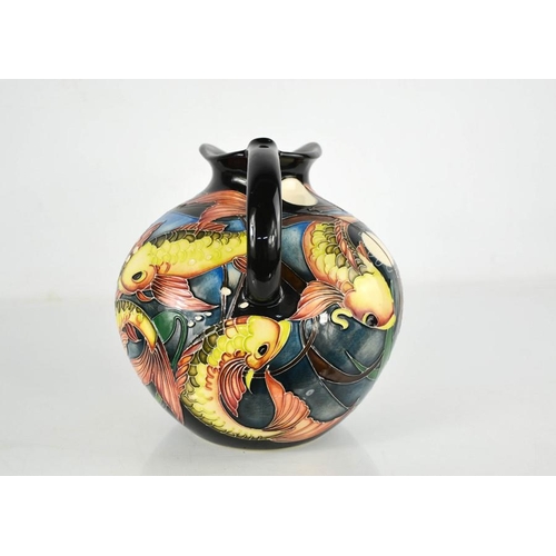 80 - A Moorcroft Jug titled Fishing Around, a limited edition example, No 40/75 produced and designed by ... 