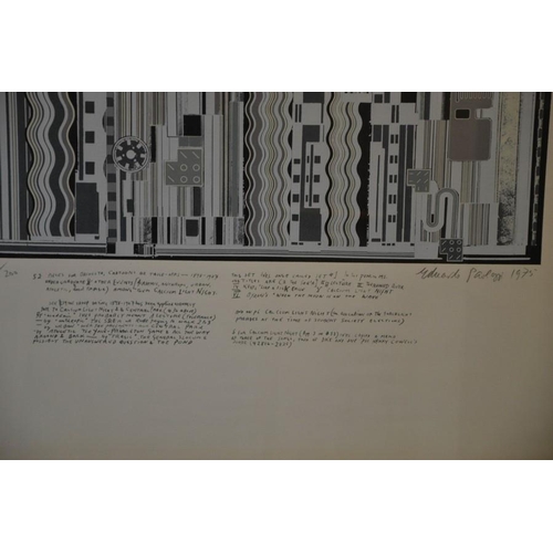 58 - Eduardo Paolozzi (1924-2005):Pieces for Orchestra, woodblock print, limited edition 4/200, signed an... 