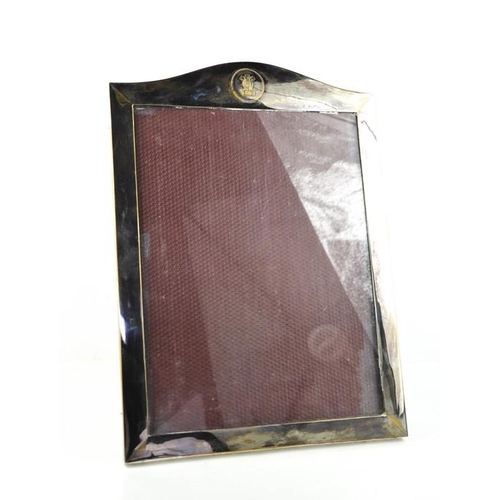 127 - A P.Orr & Sons silver plated table photograph frame, 46 by 33cm.