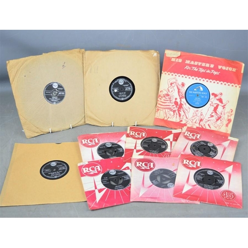 521 - A group of Elvis Presley 78rpm records and 7