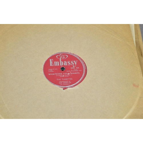 522 - A group of 78rpm records to include The Crickets, Eve Boswell, Don Rondo, The Tunettes, Guy Mitchell... 