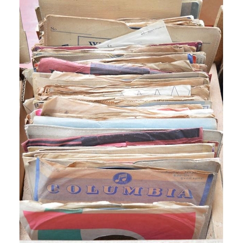 528 - A group of 78rpm records to include Jim Dale, Johnnie Ray, Lew Stone, The Four Aces, Bing Crosby, Er... 