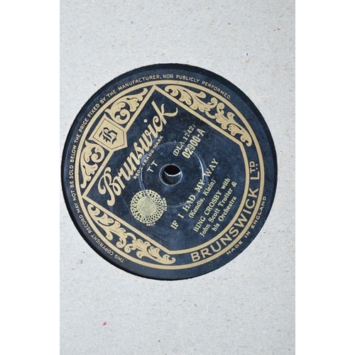 528 - A group of 78rpm records to include Jim Dale, Johnnie Ray, Lew Stone, The Four Aces, Bing Crosby, Er... 
