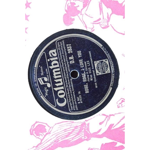 528 - A group of 78rpm records to include Jim Dale, Johnnie Ray, Lew Stone, The Four Aces, Bing Crosby, Er... 