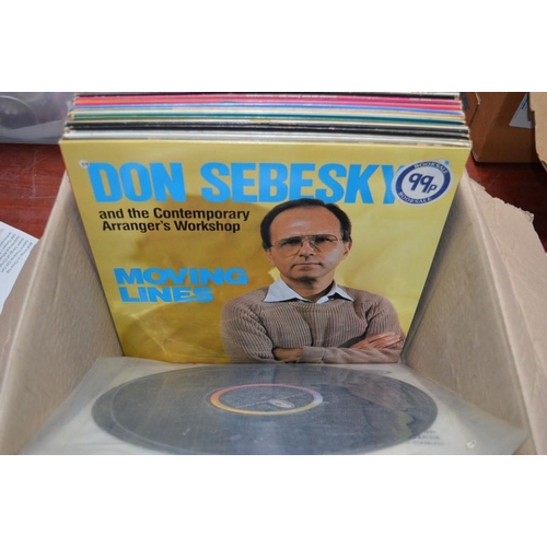 529 - A group of LP records to include Ella Fitzgerald, Lindisfarne, Tammy Wynette, Cliff Richard, Peggy L... 