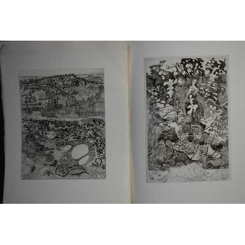 68 - Anthony Gross (1905-1984): four unsigned etchings, two titled examples; Neteheard Scorned, and Death... 