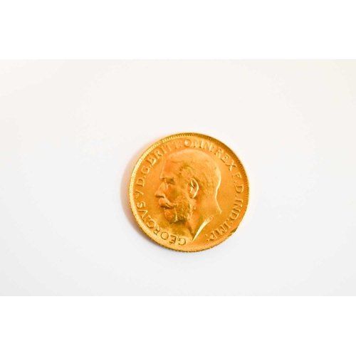 1 - A George V full gold sovereign, dated 1912.