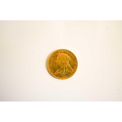 37 - A Victoria full gold sovereign dated 1894 and with Sydney mint mark.