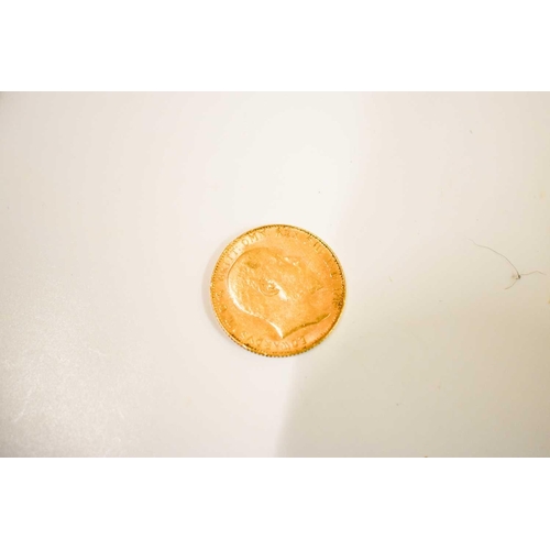 50 - An Edward VII full gold sovereign dated 1908.