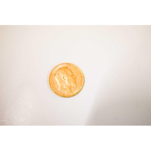 56 - An Edward VII full gold sovereign dated 1902 and with Perth mint mark.