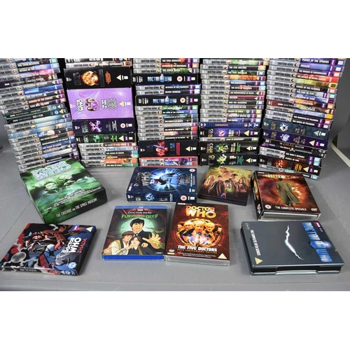 362 - A large collection of Doctor Who dvd boxsets, Blu-rays and limited edition Steelbooks featuring enti... 