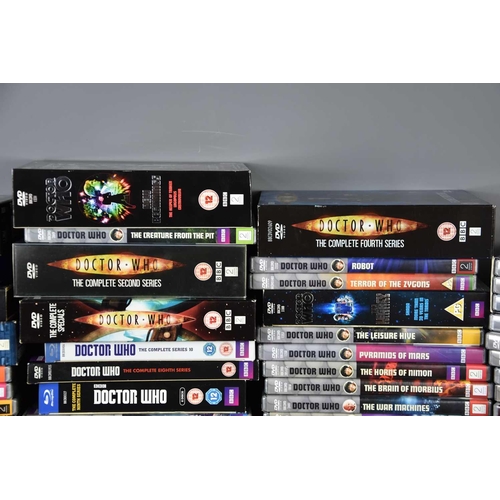 362 - A large collection of Doctor Who dvd boxsets, Blu-rays and limited edition Steelbooks featuring enti... 