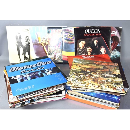 367 - A large group of vinyl LP records to include The Doors, Elton John, The Police, Velvet Underground, ... 