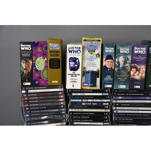 368 - A large collection of Doctor Who cd audio books to include The Lost Stories.