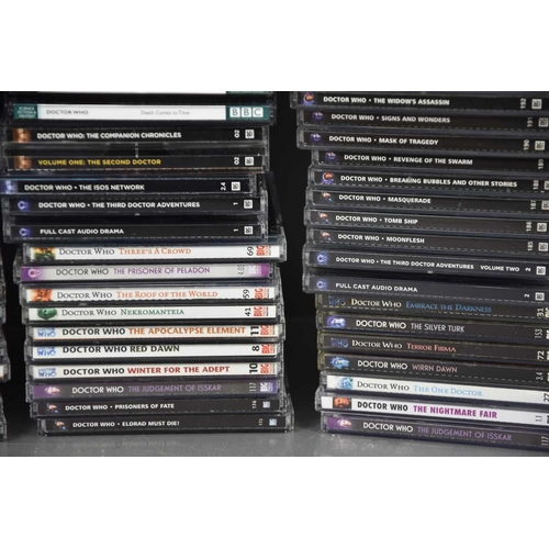 368 - A large collection of Doctor Who cd audio books to include The Lost Stories.