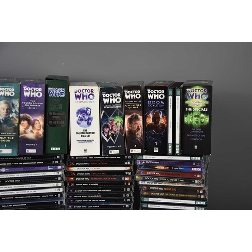 368 - A large collection of Doctor Who cd audio books to include The Lost Stories.