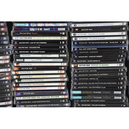 368 - A large collection of Doctor Who cd audio books to include The Lost Stories.