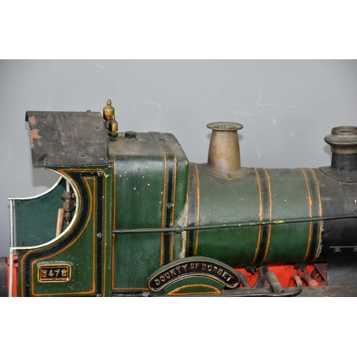 379 - Trains: a 5 inch gauge live steam model of a Great Western 