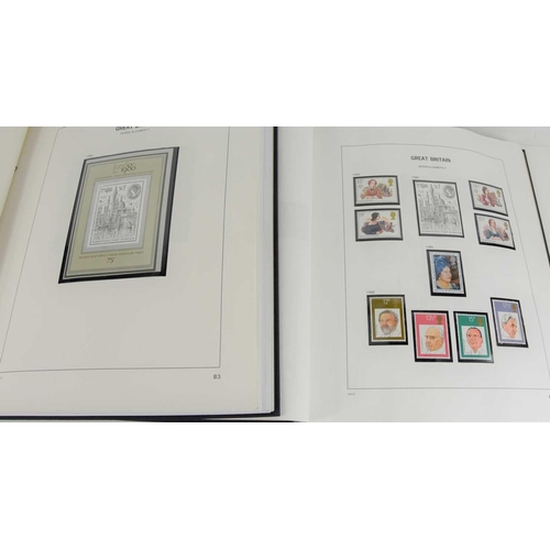 394 - Two Stanley Gibbons albums of Great Britain 1971 to 2006 stamps, both albums are full, all stamps ar... 