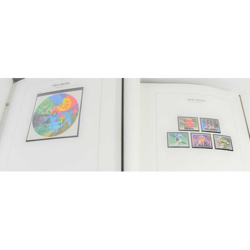 394 - Two Stanley Gibbons albums of Great Britain 1971 to 2006 stamps, both albums are full, all stamps ar... 