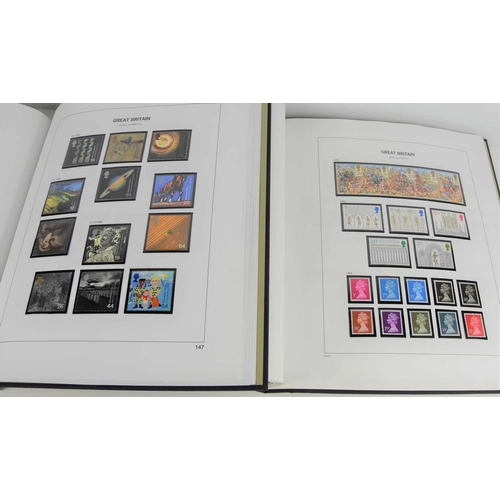 394 - Two Stanley Gibbons albums of Great Britain 1971 to 2006 stamps, both albums are full, all stamps ar... 