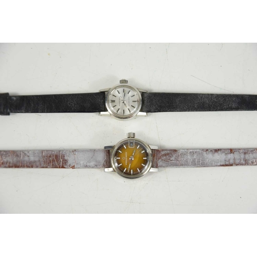 91 - Two vintage ladies Eterna-Matic wrist watches, one marked Golden Heart to the face.