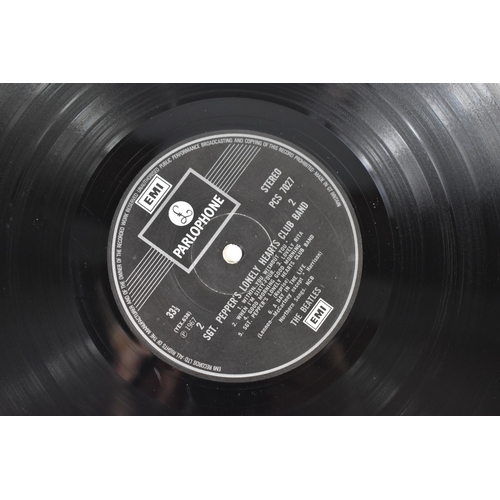 377 - A collection of Beatles vinyl LPs comprising of Magical Mystery Tour, White Album, With the Beatles,... 