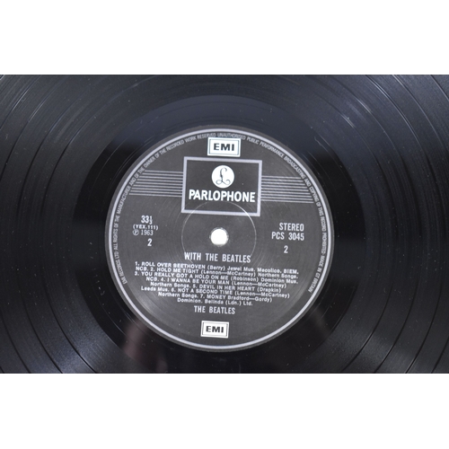 377 - A collection of Beatles vinyl LPs comprising of Magical Mystery Tour, White Album, With the Beatles,... 