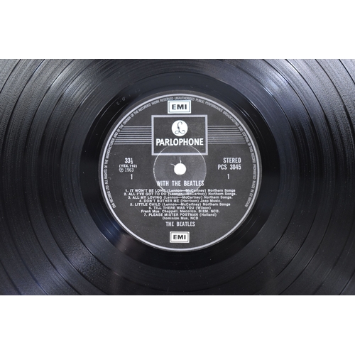 377 - A collection of Beatles vinyl LPs comprising of Magical Mystery Tour, White Album, With the Beatles,... 