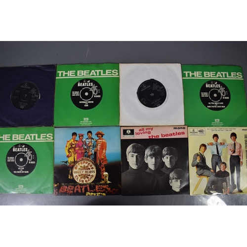 377 - A collection of Beatles vinyl LPs comprising of Magical Mystery Tour, White Album, With the Beatles,... 