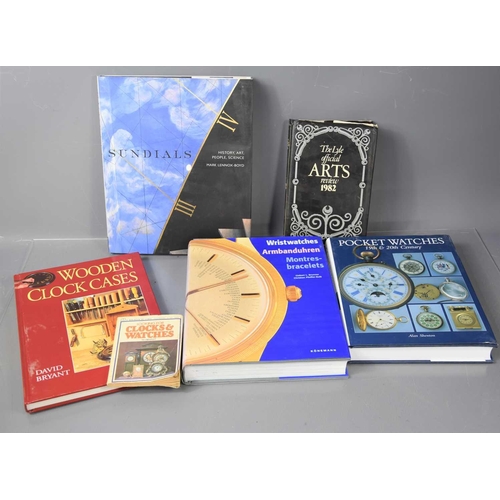 224 - A group of horological related books comprising Wristwatches Armbanduhren Montres-bracelets, Pocket ... 