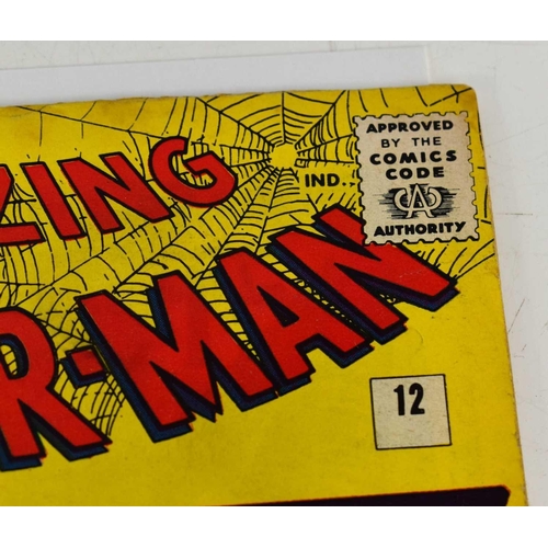 240 - Marvel Comics: The Amazing Spiderman #12 / No.12, published 1964, 9d copy.