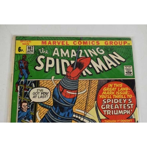 246 - Marvel Comics: The Amazing Spiderman issue numbers #103 to #128, published 1972 and 1973, featuring ... 