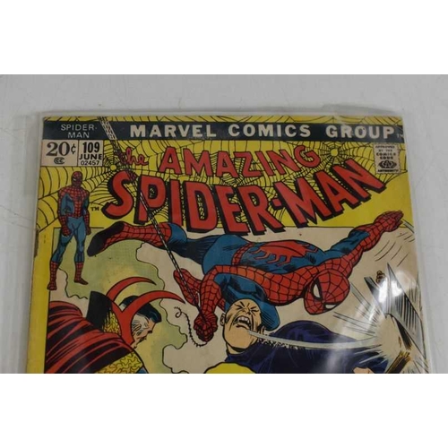 246 - Marvel Comics: The Amazing Spiderman issue numbers #103 to #128, published 1972 and 1973, featuring ... 