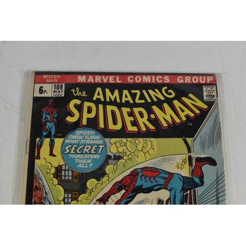 246 - Marvel Comics: The Amazing Spiderman issue numbers #103 to #128, published 1972 and 1973, featuring ... 