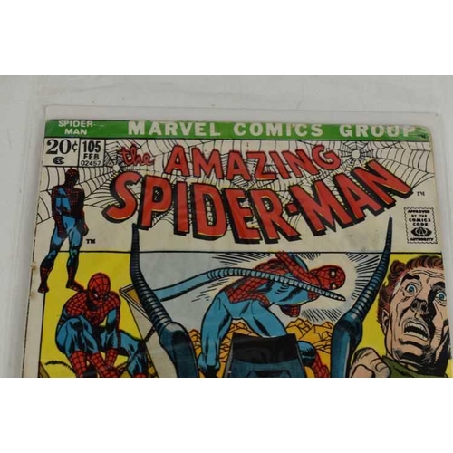 246 - Marvel Comics: The Amazing Spiderman issue numbers #103 to #128, published 1972 and 1973, featuring ... 