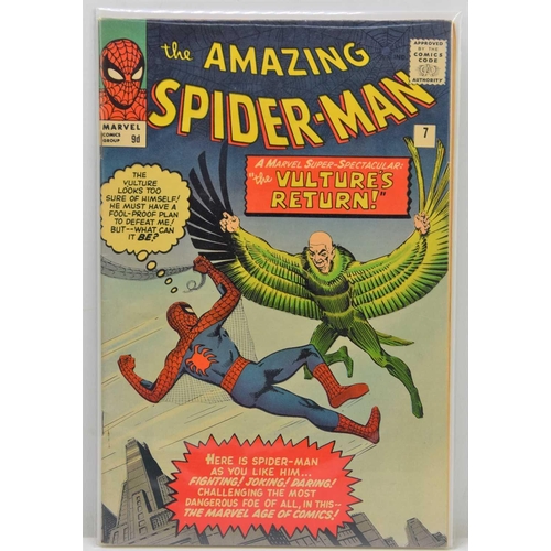 247 - Marvel Comics: The Amazing Spiderman No.7 / #7, featuring the return of The Vulture, 9d copy.