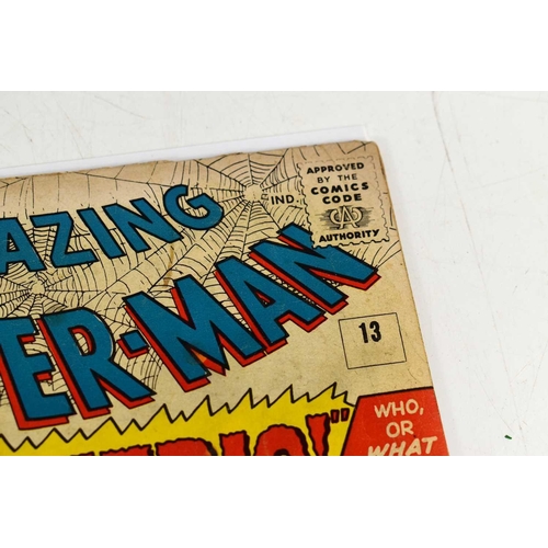 248 - Marvel Comics: The Amazing Spiderman #13 / No.13, first appearance of Mysterio, published 1964, 9d c... 