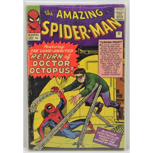 250 - Marvel Comics: The Amazing Spiderman #11 / No.11, featuring the return of Doctor Octopus, published ... 