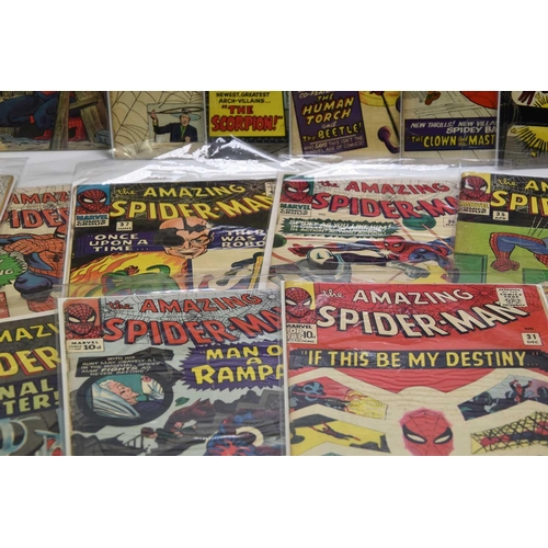 251 - Marvel Comics: The Amazing Spiderman issues 18 to 39, published 1964 to 1966.