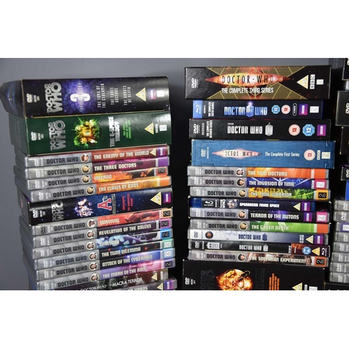 362 - A large collection of Doctor Who dvd boxsets, Blu-rays and limited edition Steelbooks featuring enti... 