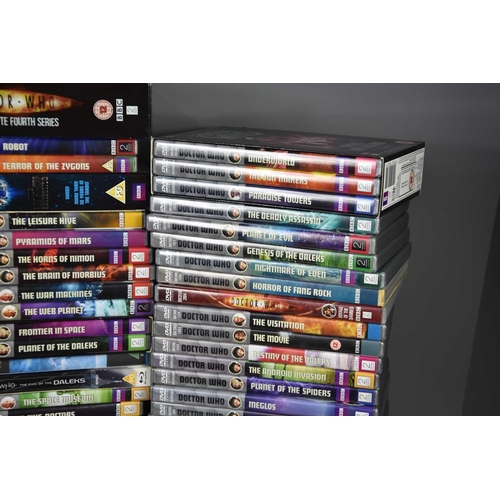 362 - A large collection of Doctor Who dvd boxsets, Blu-rays and limited edition Steelbooks featuring enti... 