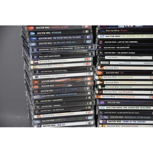 368 - A large collection of Doctor Who cd audio books to include The Lost Stories.