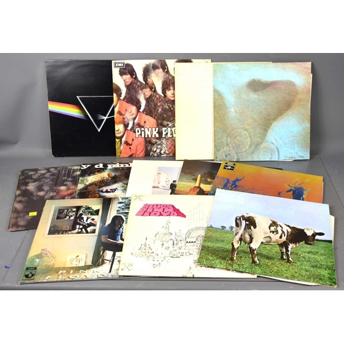 378 - A collection of Pink Floyd vinyl LPs to include Dark Side of the Moon, Piper at the Gates of Dawn, T... 