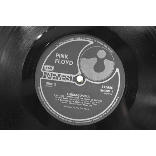 378 - A collection of Pink Floyd vinyl LPs to include Dark Side of the Moon, Piper at the Gates of Dawn, T... 